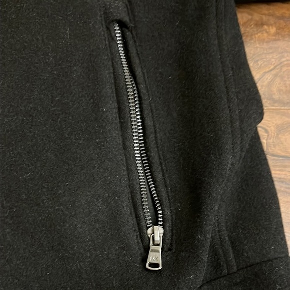 Michael Kors Heavy Black Wool Jacket with Stand-Up Collar - Picture 7 of 16